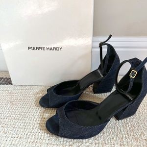 PIERRE HARDY Denim sandals 37